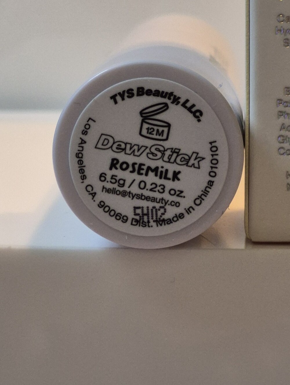 TYS Beauty Dew Stick Highlighter Stick: Rose Milk (Soft Pink), NIB - Picture 5 of 5
